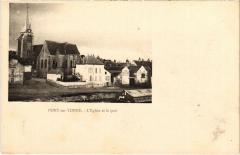 Pont sur Yonne Eglise et le quai