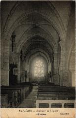 Ravieres interieur de l'Eglise