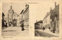 Arcis Eglise Rue de Paris, Rue de Troyes à Troyes