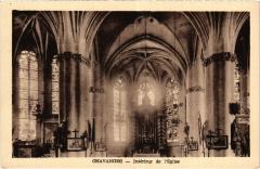 Chaource interieur de l'Eglise à Chaource