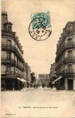 Troyes Avenue Doublet et Rue Thiers à Troyes