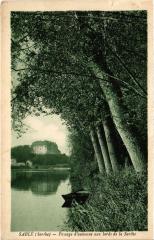 Sable paysage d'automne aux bords