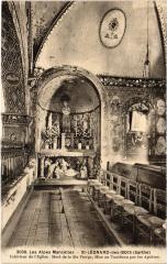 St Leonard interieur de l'Eglise Mort de la Sainte-Vierge