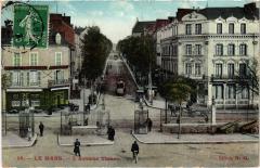 Le Mans Avenue Thiers au Mans