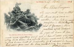 Le Mans Statue du General Chanzy Bas relief au Mans