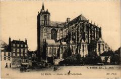 Le Mans Abside de la Cathedrale au Mans