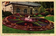 Le Mans Horloge fleurie au Mans