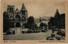 Le Mans Notre Dame de la Couture et la Prefecture au Mans