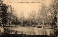 Le Mans Jardin d'Horticulture Piece d'Eau -
																					72100 Le Mans
																			
