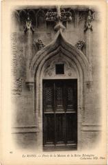 Le Mans Porte de la Maison de la Reine Berengere au Mans