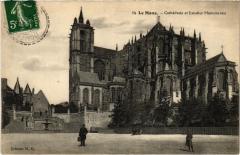 Le Mans la Cathedrale et Escalier Monumental au Mans