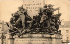 Le Mans Piedestal de la Statue de Chanzy au Mans