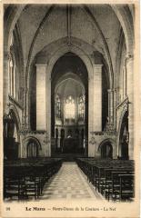 Le Mans Notre Dame de la Couture la Nef au Mans