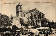 Le Mans Abside de la Cathedrale au Mans