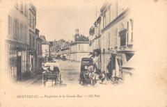 Montereau - Perspective De La Grande Rue