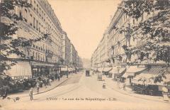 Lyon - La Rue De La Republique à Lyon