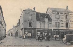 Auneau La Place Du Marche Et La Rue Pasteur