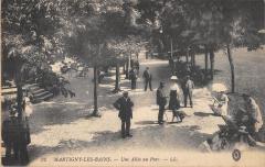 Martigny Les Bains - Une Allee Au Parc à Martigny-les-Bains
