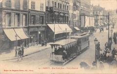 Nancy - Rue Saint Jean - Point Central - Tramway à Nancy