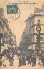 Amiens - La Place Gambetta Et La Rue Des Vergeaux -
																					80080 Amiens
																			