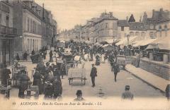 Alencon - Rue Du Cours Un Jour De Marche à Alençon