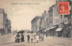 Saumur - Place De La Bilange Et Le Theatre à Saumur