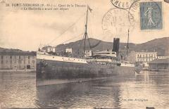 Port Vendres - Quai De La Douane - Le Medjerda Avant Son Depart à Port-Vendres