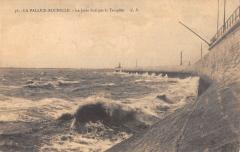 La Pallice Rochelle - La Jetee Sud Par La Tempete -
													17 Charente Maritime
												