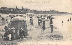Royan - La Plage Et Le Boulevard Saint Georges à Royan