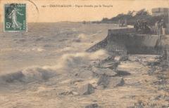 Chatelaillon - Digue Demolie Par La Tempete