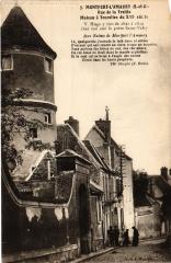 Carte postale ancienne Montfort l'Amaury Rue de la Treille, maison a Tourelle France
                                                                     à Montfort-l'Amaury
                                