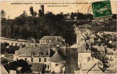 Montfort l'Amaury vue des Ruines du Chateau à Montfort-l'Amaury