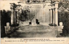 St Germain Monument aux Morts