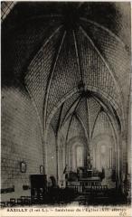 Sazilly interieur de l'eglise à Sazilly