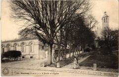 Vouvray Ecole et Eglise à Vouvray