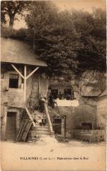 Villaines Habitations dans le rocher