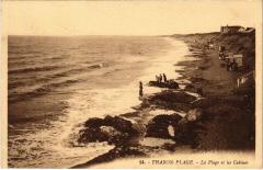 Tharon Plage la Plage et les Cabines