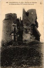 Machecoul Ruines du Chateau