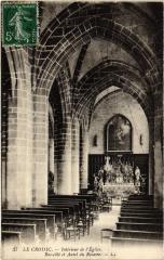 Le Croisic interieur de l'eglise au Croisic