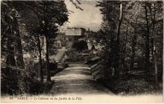 Sable-sur-Sarthe Chateau - Vu du Jardin de la Ville France