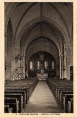 Precigne Interieur de l'Eglise France