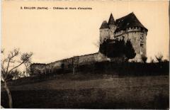 Ballon Chateau et Murs d'Enceinte France -
													72 Sarthe
												