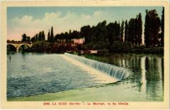 La Suze Le Barrage - Vue du Moulin France