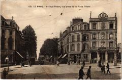 Le Mans Avenue Thiers - Vue prise de la Place Thiers France au Mans