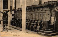 Solesmes Les Stalles du Coeur de l'Abbaye France à Solesmes