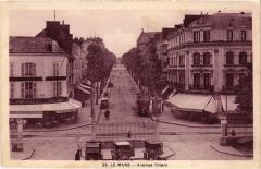 Le Mans Avenue Thiers France au Mans