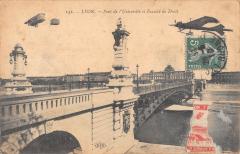 Lyon - Le Pont De L'Universite Et Faculte De Droit - Aeroplane -
																					69000 Lyon
																			