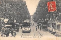 Marseille - Cours Belsunce - Tramways à Marseille