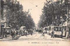 Marseille - Le Cours Belsunce - Tramway à Marseille