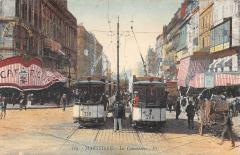 Marseille - La Cannebiere - Tramway à Marseille